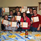 fiesta con diplomas